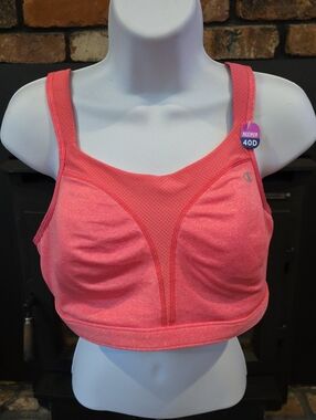 NWT Champion Coral Sports Bra with Mesh Paneling, 40D